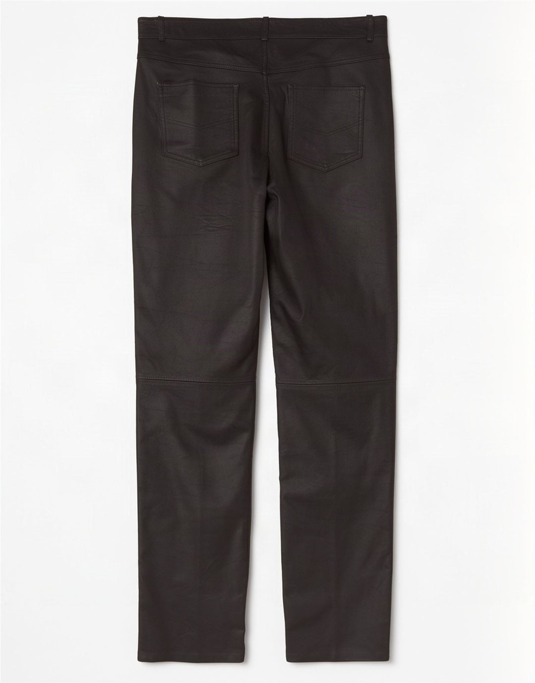 Pantaloni dritti in pelle da uomo Arizona W36 L32 neri