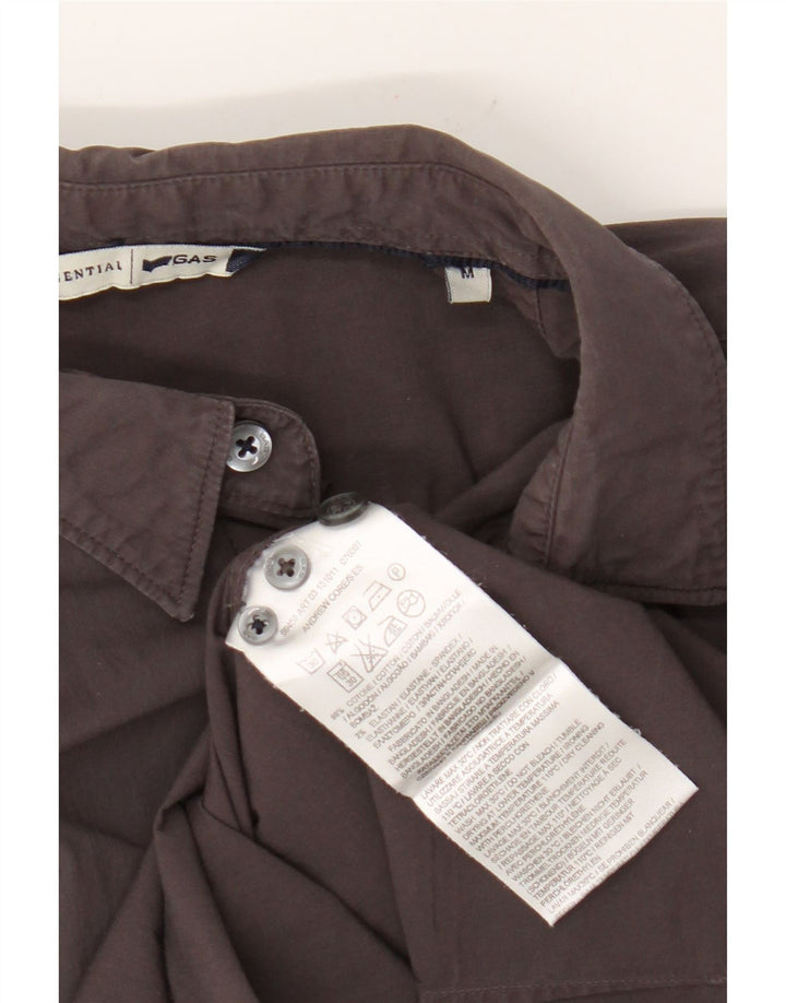 Camicia Uomo Gas Cotone Grigio Medio