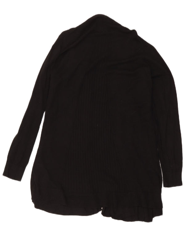 Maglione cardigan aperto lungo da donna Marks & Spencer UK 18 XL Nero