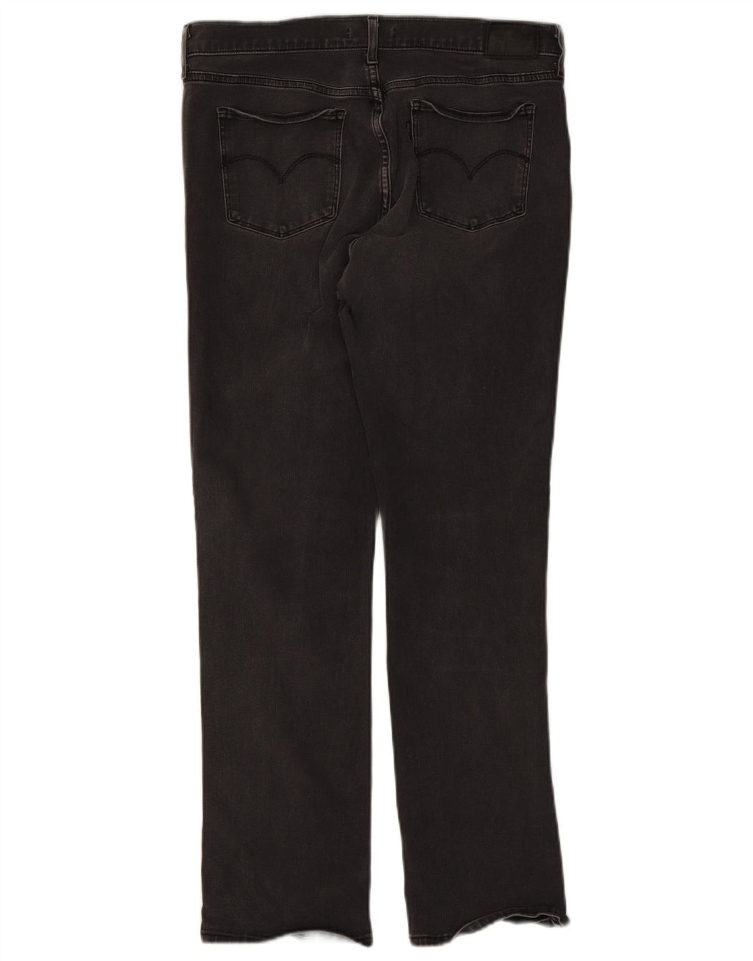 Jeans dritti modellanti da donna 314 Levi's W32 L30 cotone nero