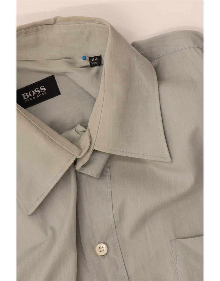 Camicia da uomo Hugo Boss taglia 17 1/2 44 XL grigia