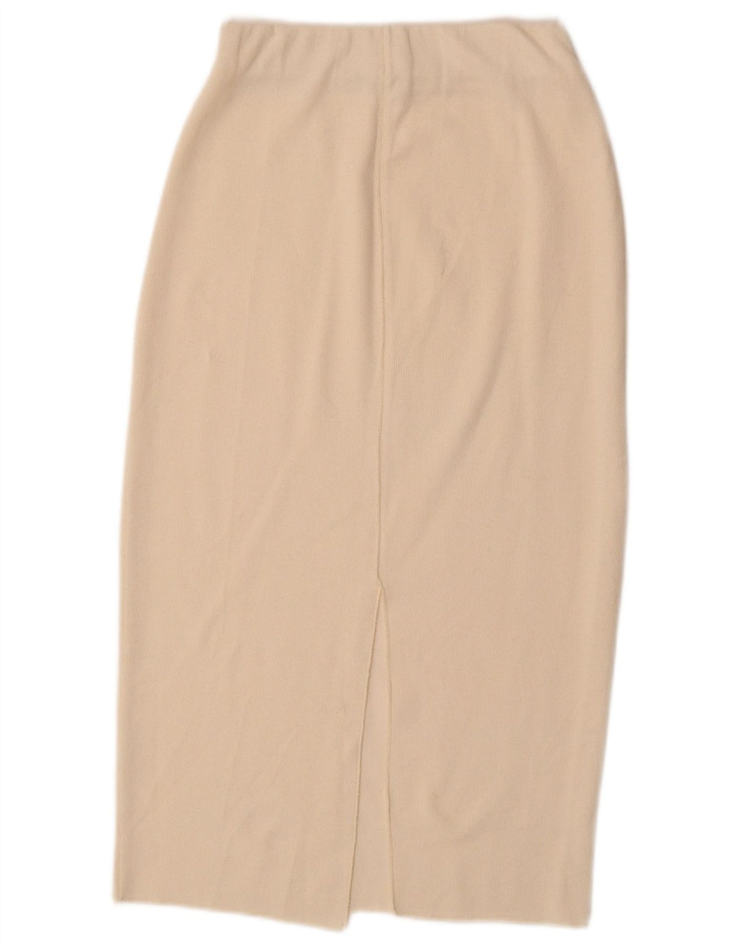 Gonna longuette in maglia da donna Zara piccola W27 bianco sporco