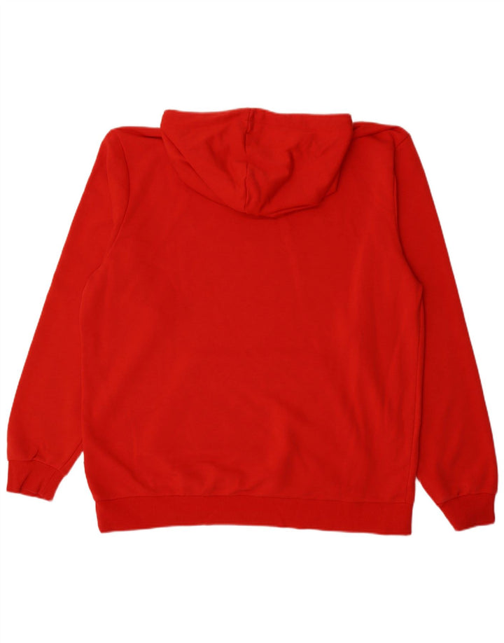 Felpa con cappuccio da uomo Puma XL rossa in cotone