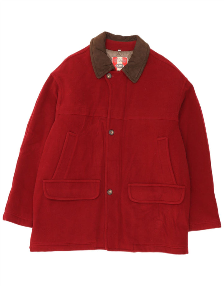 Ciao Cappotto Uomo IT 54 XL Rosso Lana