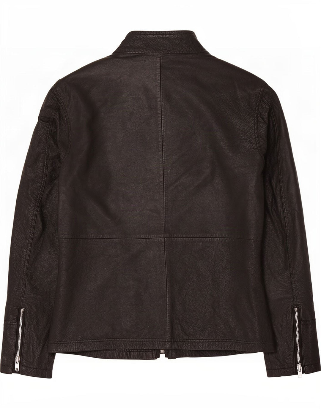 Giacca in pelle da uomo BARNEYS UK 38 media nera