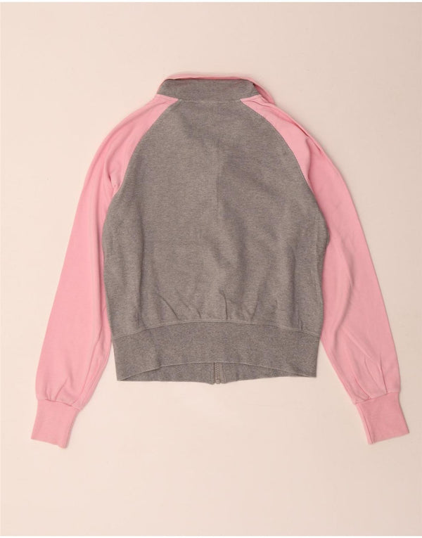 Giacca da tuta da ragazza NIKE 12-13 anni Large in cotone color block grigio