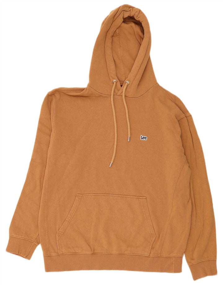 Maglione con cappuccio Lee da uomo dalla vestibilità regolare, grande, in cotone beige