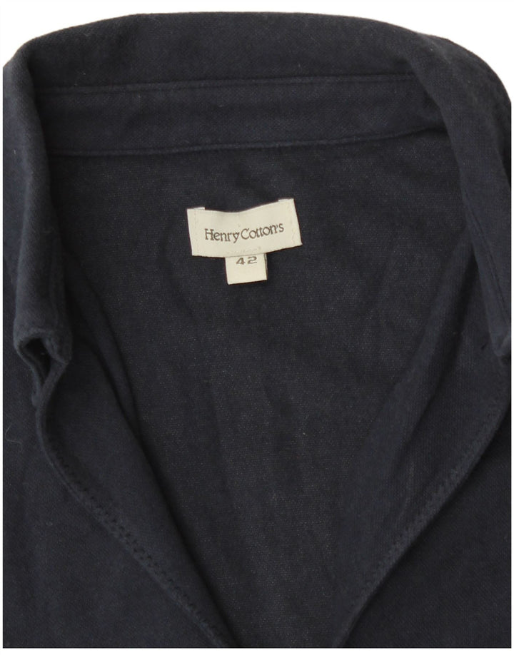 Polo senza maniche corta da donna Henry IT 42 medio blu navy