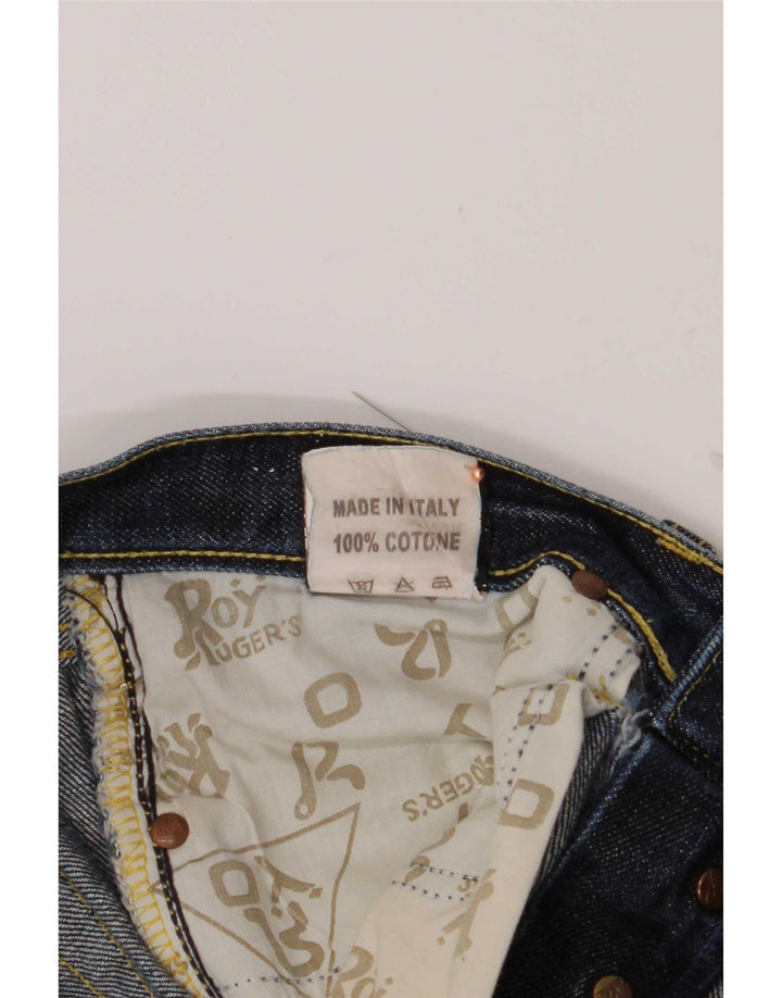 Jeans dritti da donna Roy Rogers W29 L31 cotone blu
