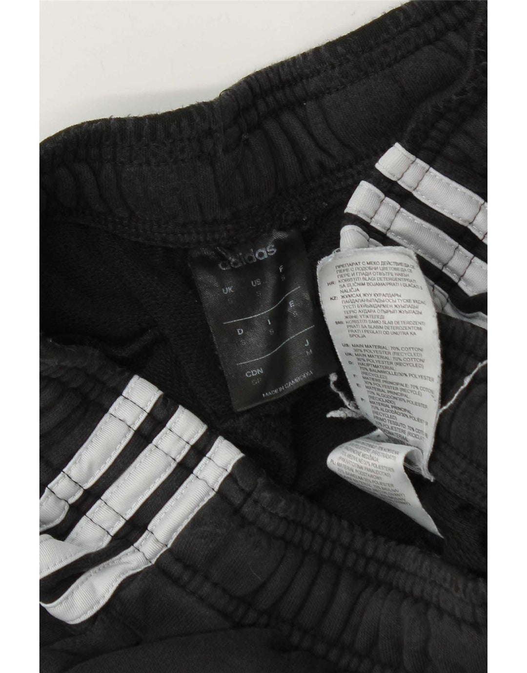 Pantaloni da tuta da uomo Adidas Joggers piccoli in cotone grigio