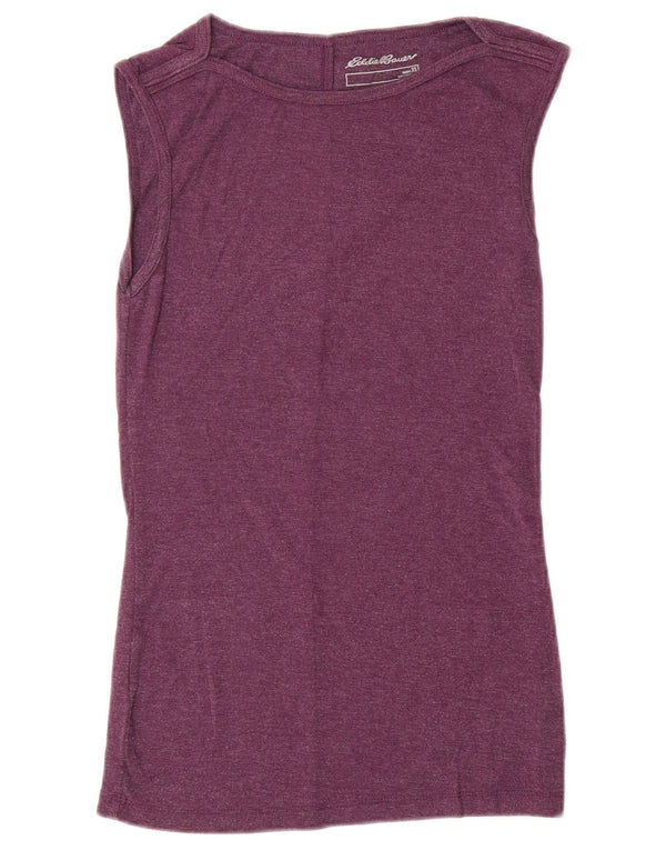 Canotta da donna EDDIE BAUER UK 6 XS cotone viola