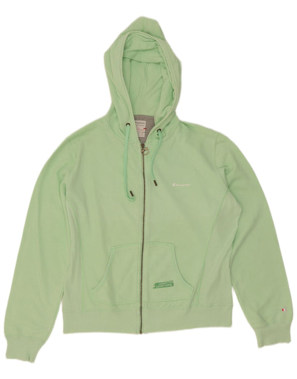 Felpa con cappuccio e zip Champion Heritage Classics da donna UK 16 Large Verde