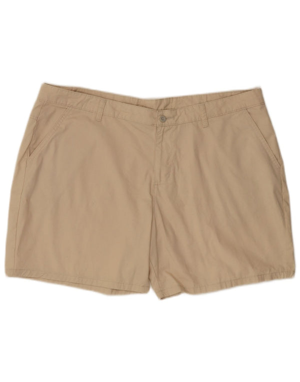 Pantaloncini chino regolari da donna Mountain Warehouse UK 18 XL W38 Cotone beige