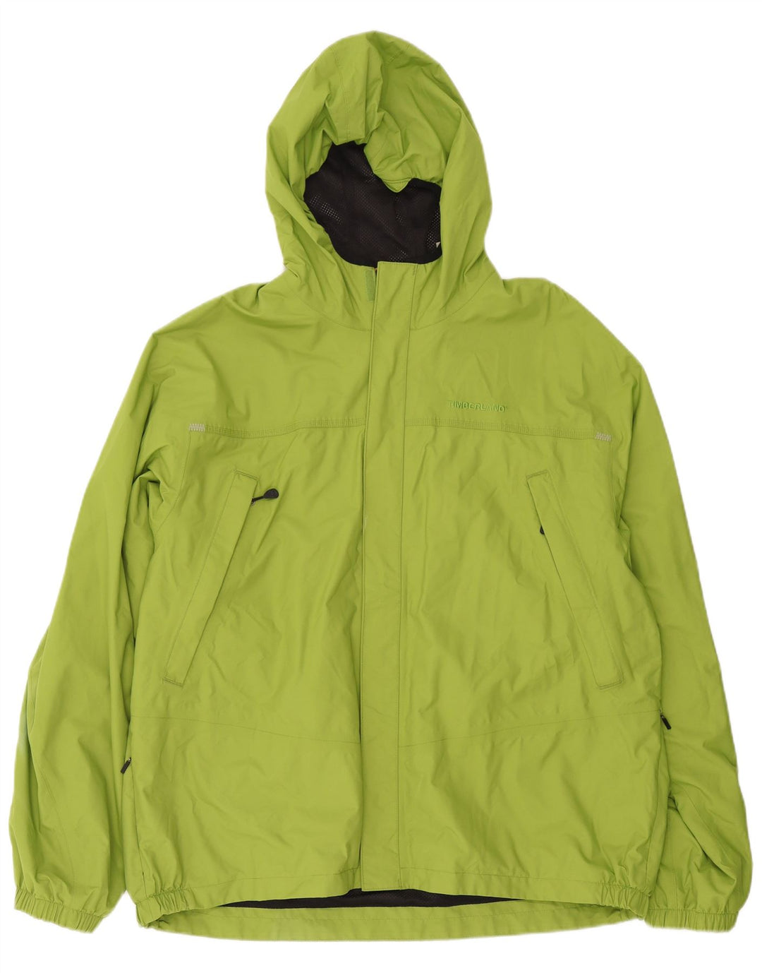 Giacca antipioggia con cappuccio da uomo Timberland UK 44 2XL poliestere verde