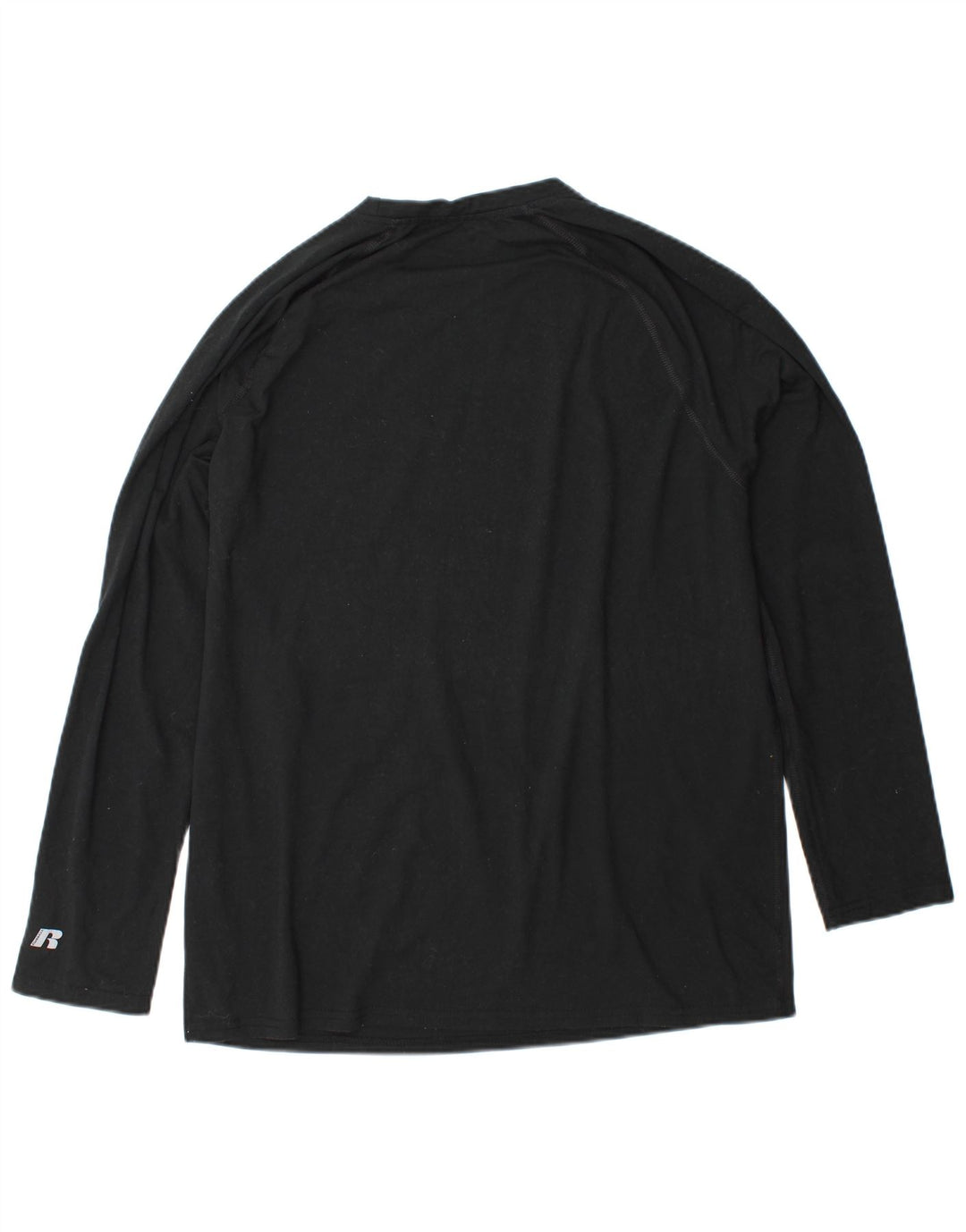 RUSSELL ATHLETIC Maglia Dri-Power da uomo a maniche lunghe XL poliestere nero