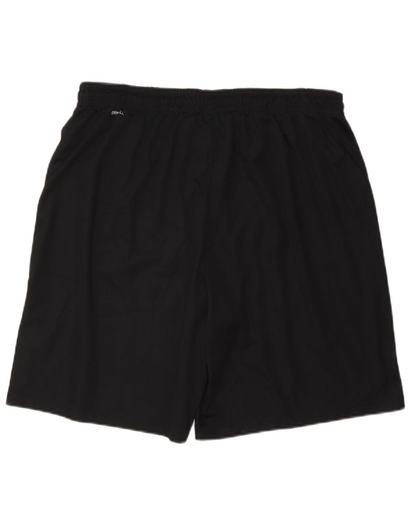 Pantaloncini sportivi da uomo Puma Large neri in poliestere