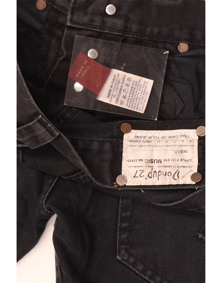 Jeans slim da donna Dondup W27 L31 cotone nero