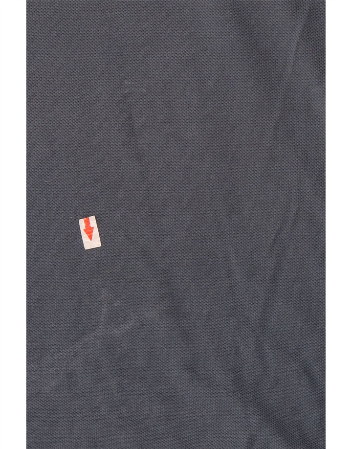 Polo da uomo Lacoste taglia 6 XL in cotone grigio