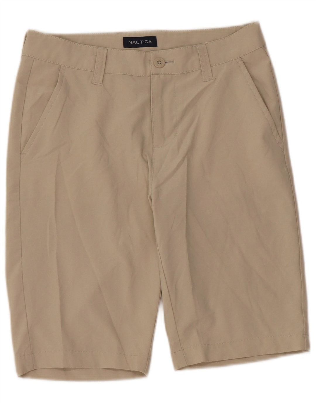 Pantaloncini chino da ragazzo Nautica 13-14 anni W26 Poliestere beige