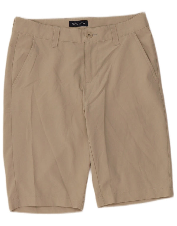 Pantaloncini chino da ragazzo Nautica 13-14 anni W26 Poliestere beige