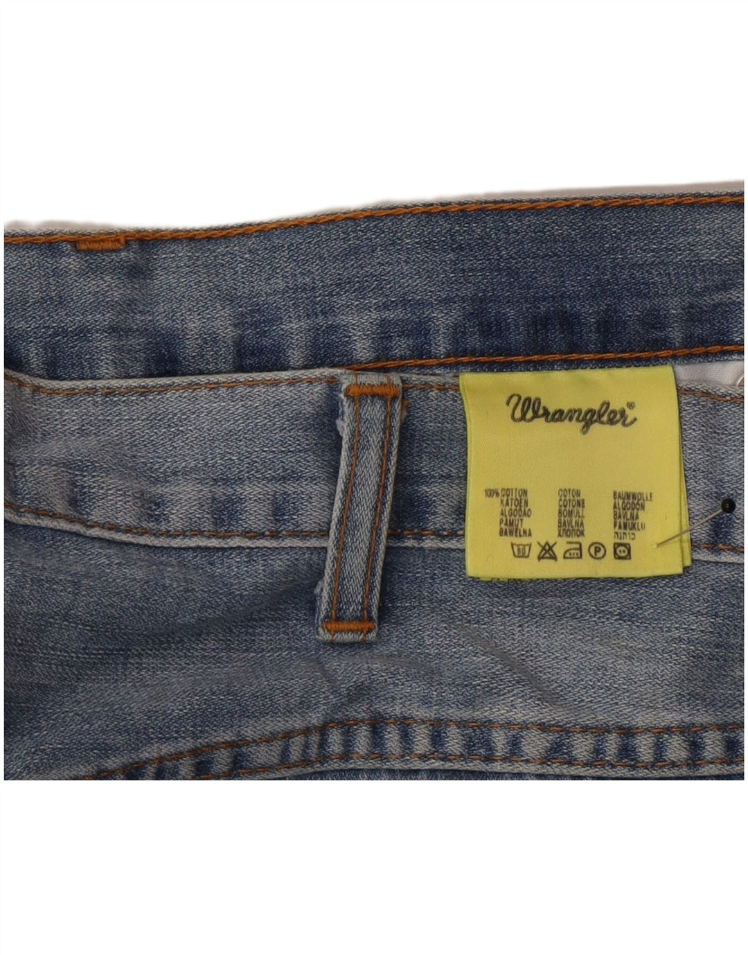 Jeans dritti da uomo Wrangler Texas W36 L32 cotone blu