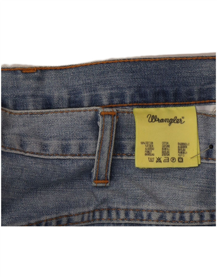 Jeans dritti da uomo Wrangler Texas W36 L32 cotone blu