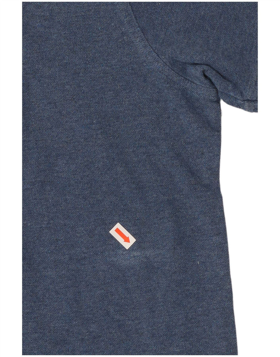 CREW CLOTHING Polo da uomo grande in cotone blu