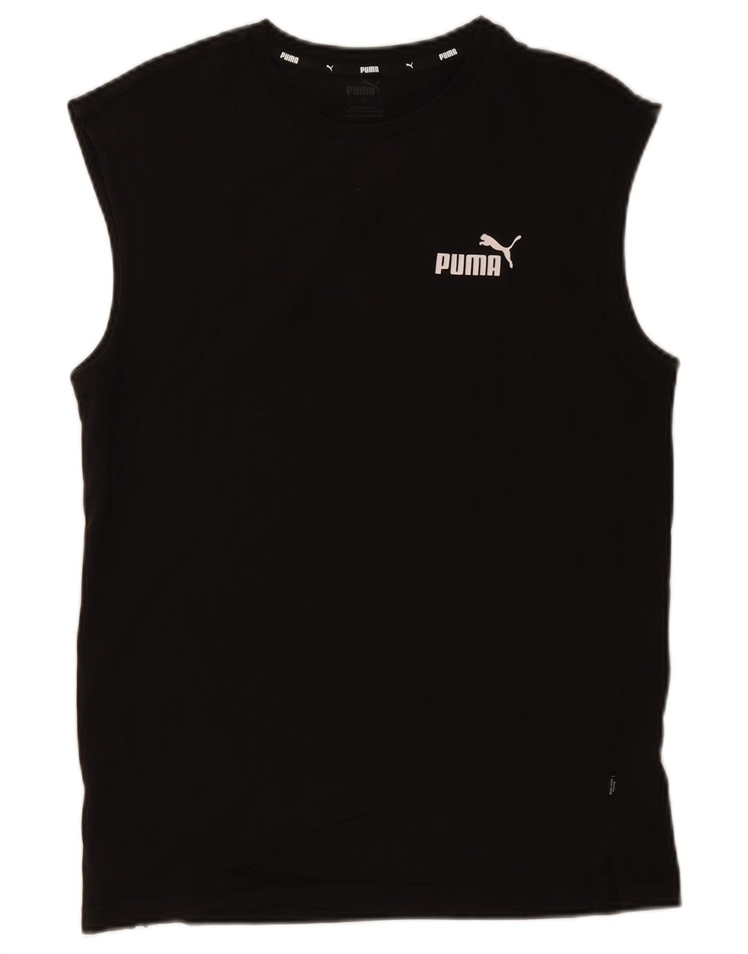 Canotta da uomo Puma Small in cotone nero