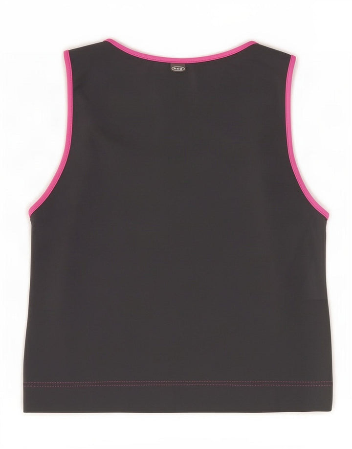 Canottiera Reebok da donna UK 14 color block rosa medio
