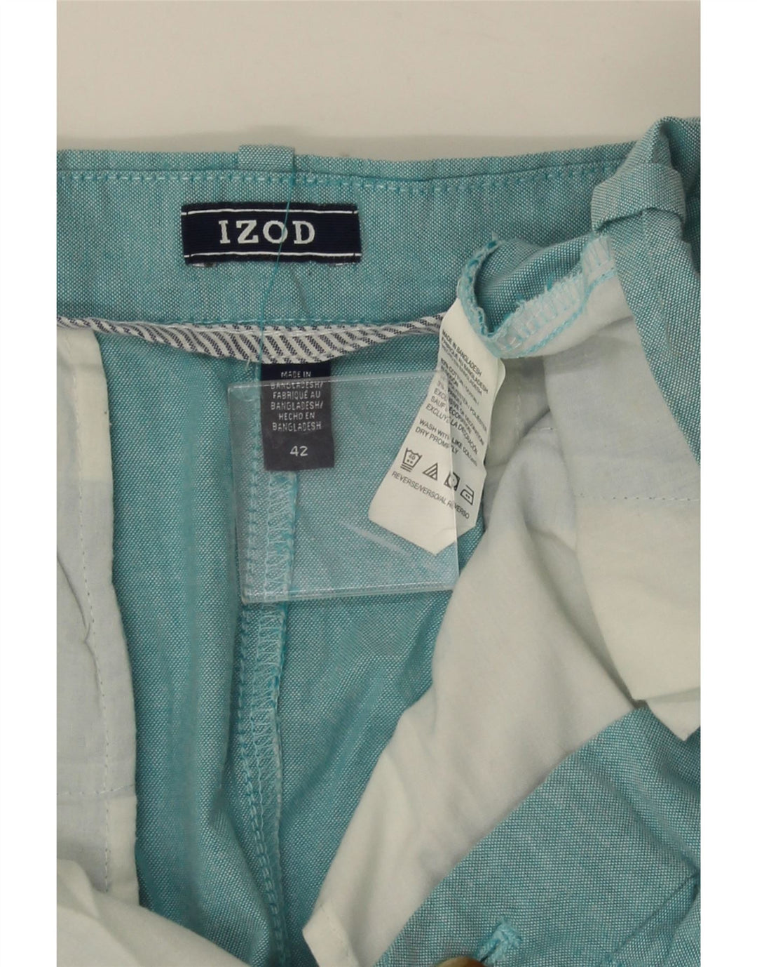 Pantaloncini chino da uomo IZOD W42 2XL cotone blu