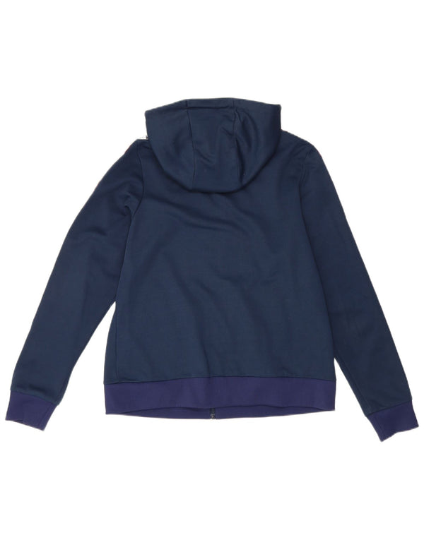 Maglione con cappuccio e zip da donna Ellesse UK 12 Medium Navy Blue Colourblock