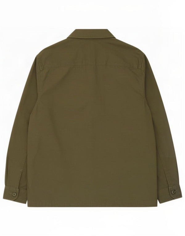 Camicia overshirt da uomo Marks & Spencer grande in cotone kaki