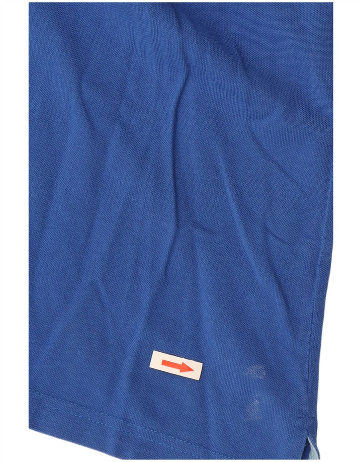 Polo Kappa Uomo Manica Lunga 2XL Cotone Blu