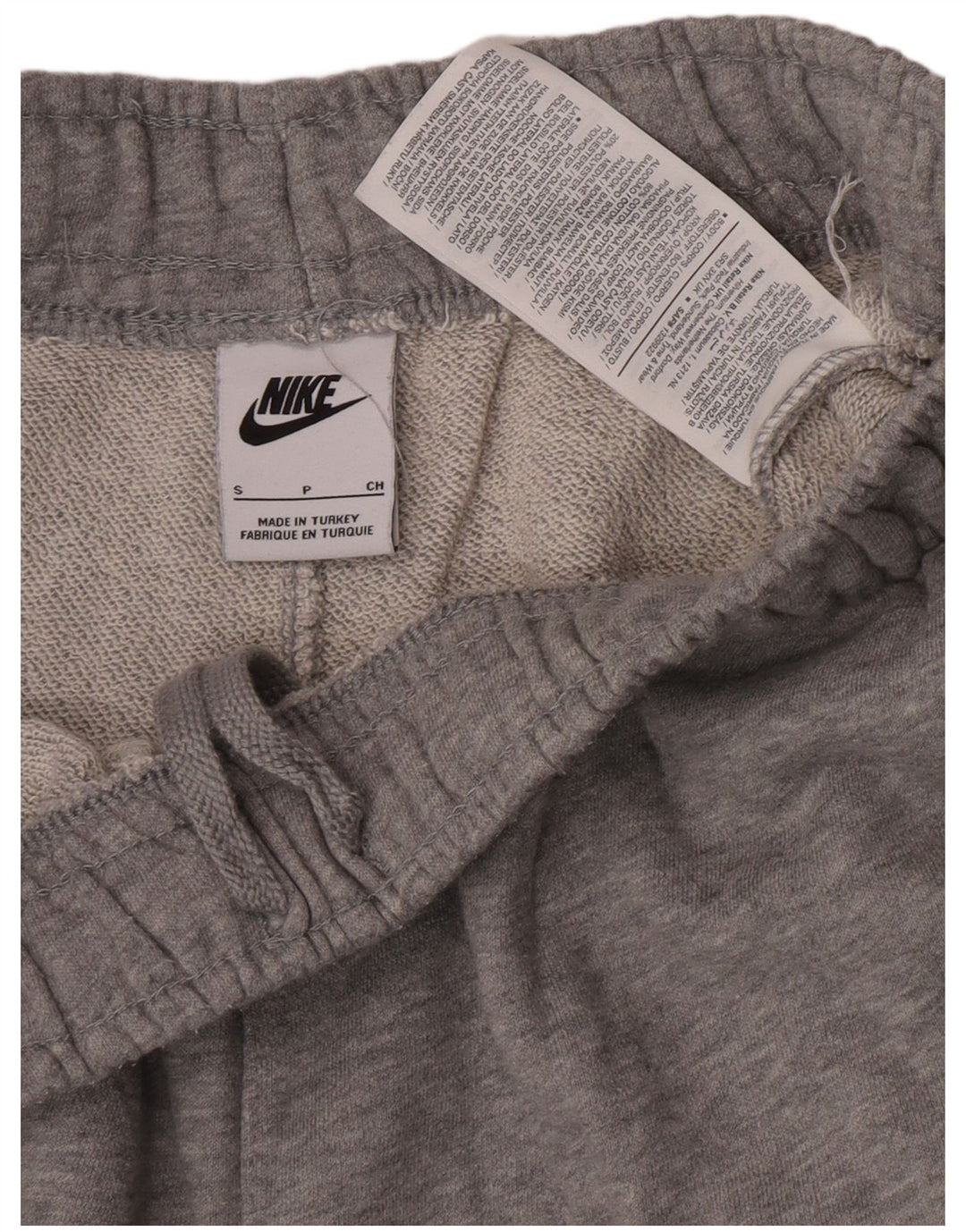 Pantaloncini sportivi Nike da uomo piccoli in cotone grigio