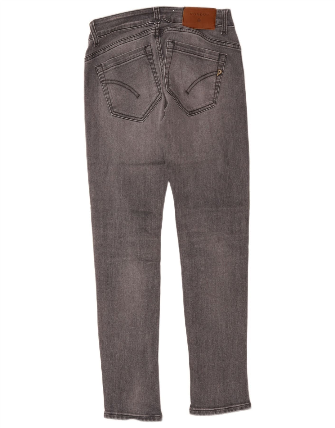 Jeans slim da donna Dondup W28 L29 cotone grigio