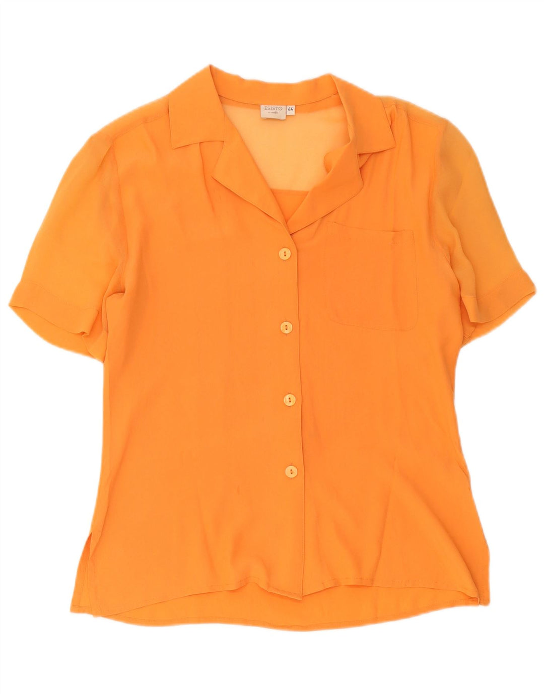 Camicetta Camicia Manica Corta Donna Conbipel Esisto IT 44 Arancione Medio