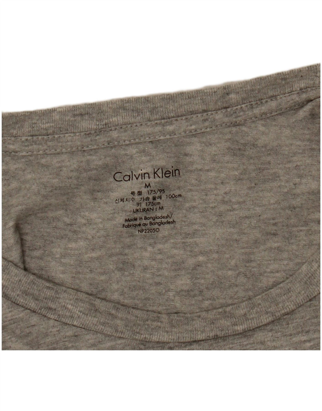 CALVIN KLEIN T-shirt da uomo Top Grigio medio