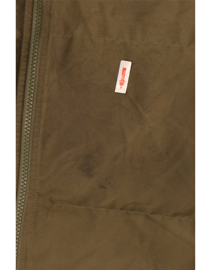 Giacca imbottita da uomo Converse UK 40 Large Verde Colourblock Poliestere