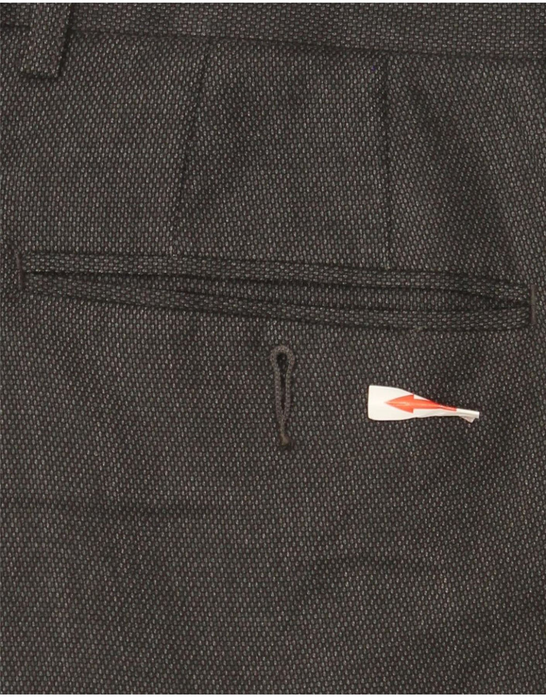 Pantaloni da abito slim da uomo Marks & Spencer W32 L29 Poliestere grigio
