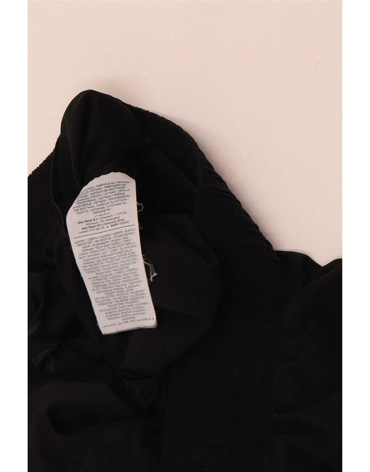 Pantaloncini sportivi grafici Nike da donna UK 10 piccoli poliestere nero