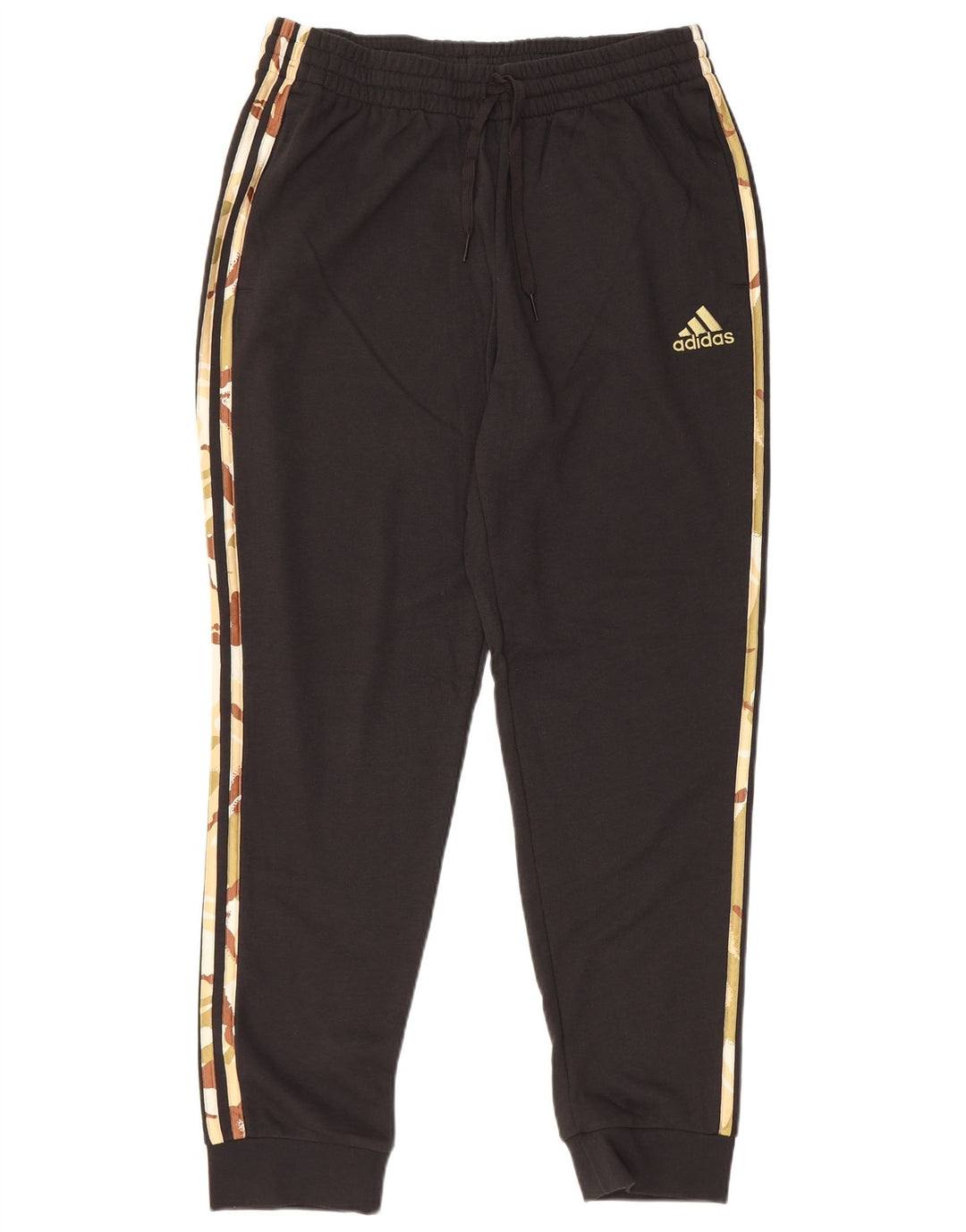 Pantaloni da tuta da uomo ADIDAS Joggers grandi in cotone mimetico nero