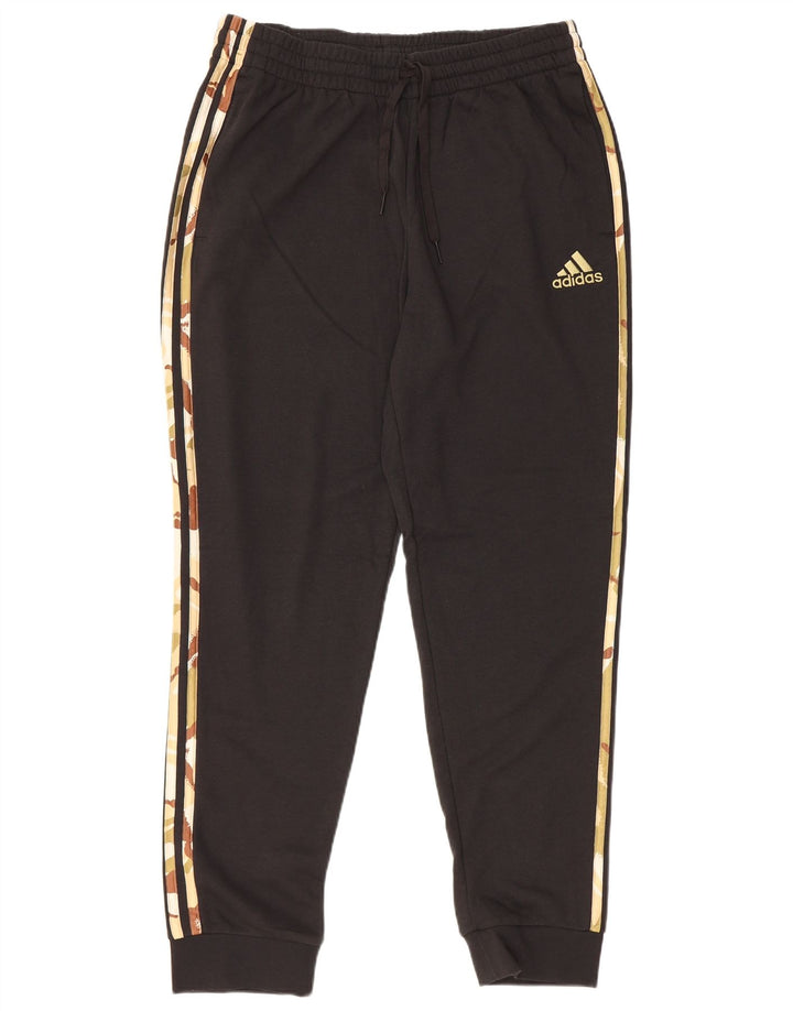 Pantaloni da tuta da uomo ADIDAS Joggers grandi in cotone mimetico nero