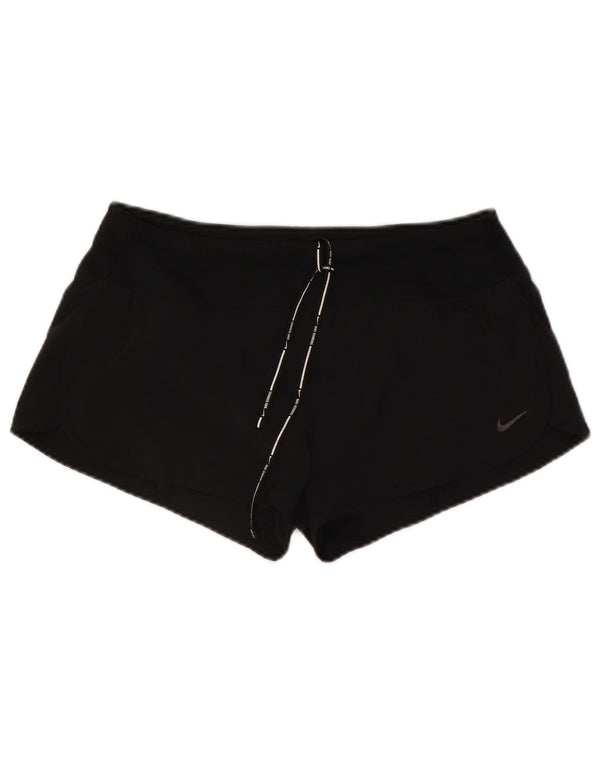Pantaloncini sportivi Nike Dri Fit da donna UK 14 medio neri