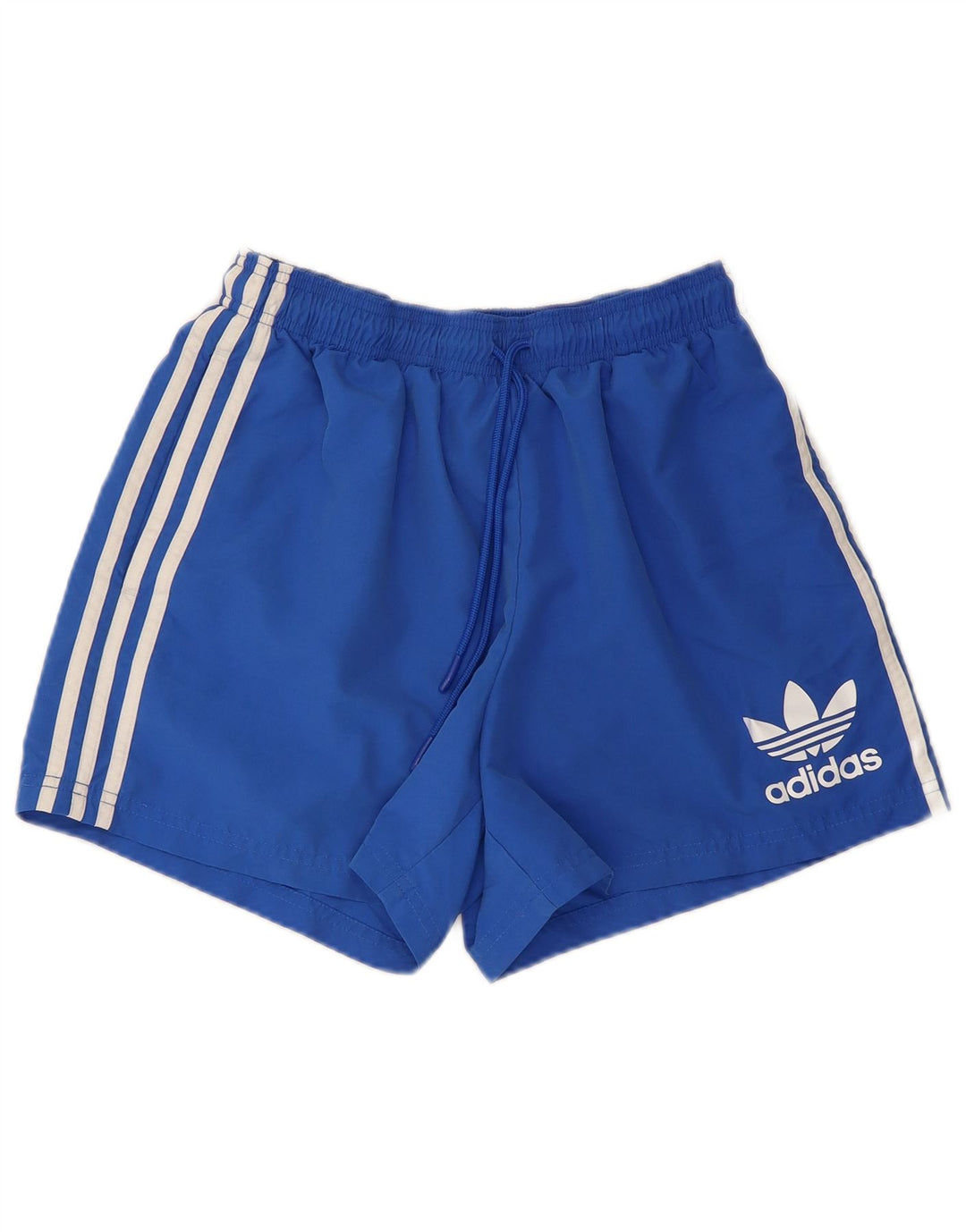 Pantaloncini sportivi da uomo Adidas in poliestere blu medio