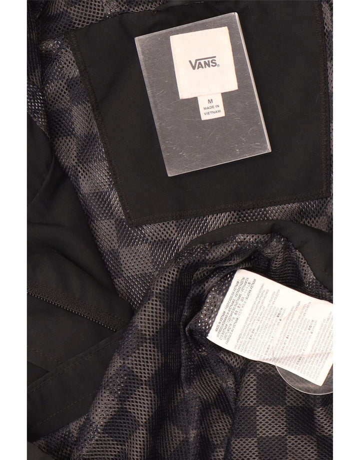 Impermeabile con cappuccio da donna Vans UK 14 medio nero poliestere