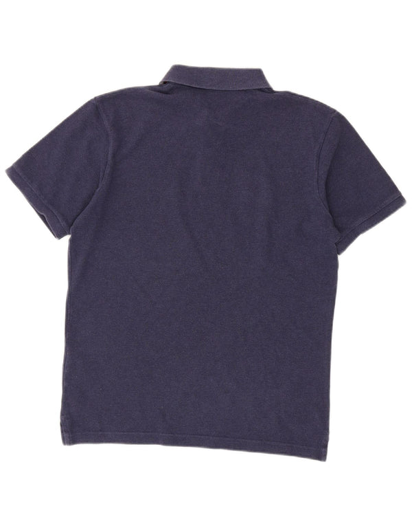 Polo da uomo Gant piccola in cotone blu navy