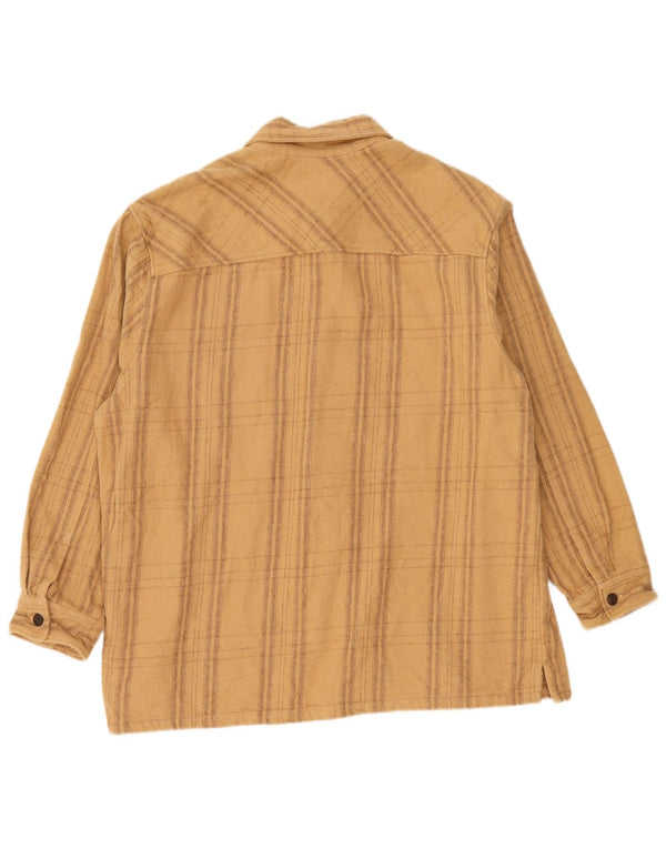 Camicia Zara da uomo in flanella XL a quadri beige