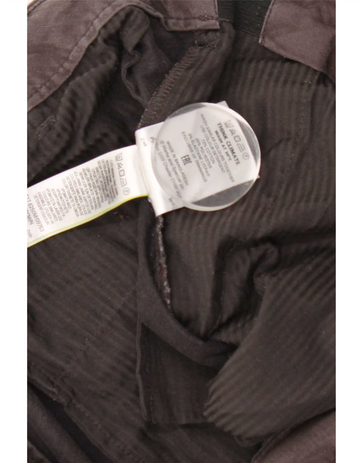 Pantaloni da abito dritti Marks & Spencer da uomo blu Harbour W40 L33 marroni