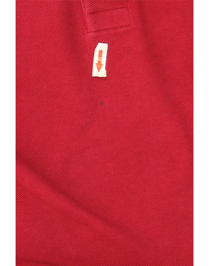 Polo da uomo Lacoste taglia 6 XL in cotone rosso