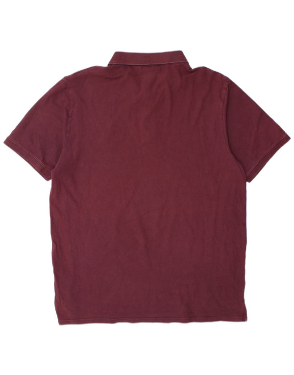 Polo da uomo LYLE & SCOTT 2XL in cotone bordeaux